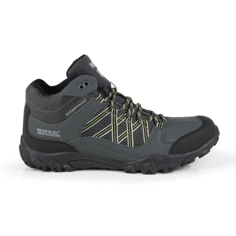 Edgepoint Heren Hiking Wandelschoenen - Grijs / heldergroen Regatta Edgepoint Heren Hiking Wandelschoenen - Grijs / Heldergroen -decathlon winkel edgepoint heren hiking wandelschoenen grijs heldergroen 1