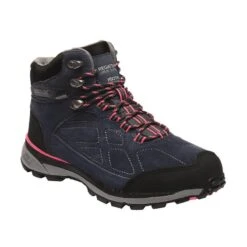 Regatta Lady Samaris Dames Hiking Wandelschoenen - Marineblauw / Roze