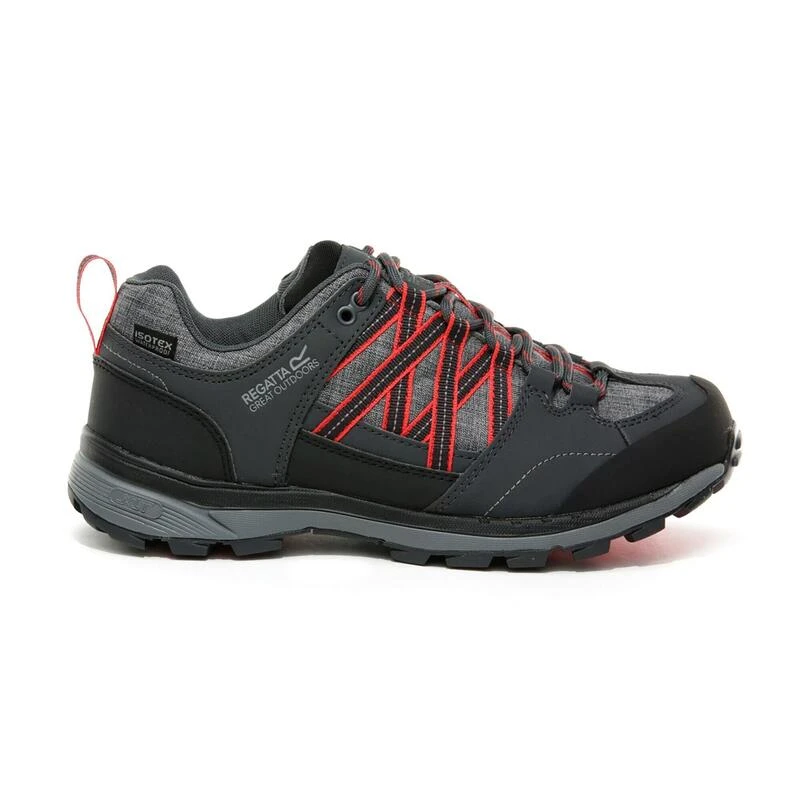 Lady Samaris II Dames Hiking Schoenen - Grijs / Rood Regatta Lady Samaris II Dames Hiking Schoenen - Grijs / Rood -decathlon winkel lady samaris ii dames hiking schoenen grijs rood 1