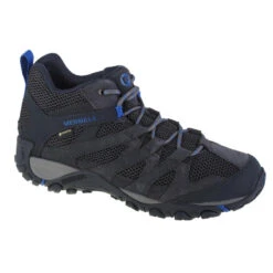 Merrell Alverstone Mid Gtx, Mannen, Trekking, Trekkingschoenen, Marineblauw