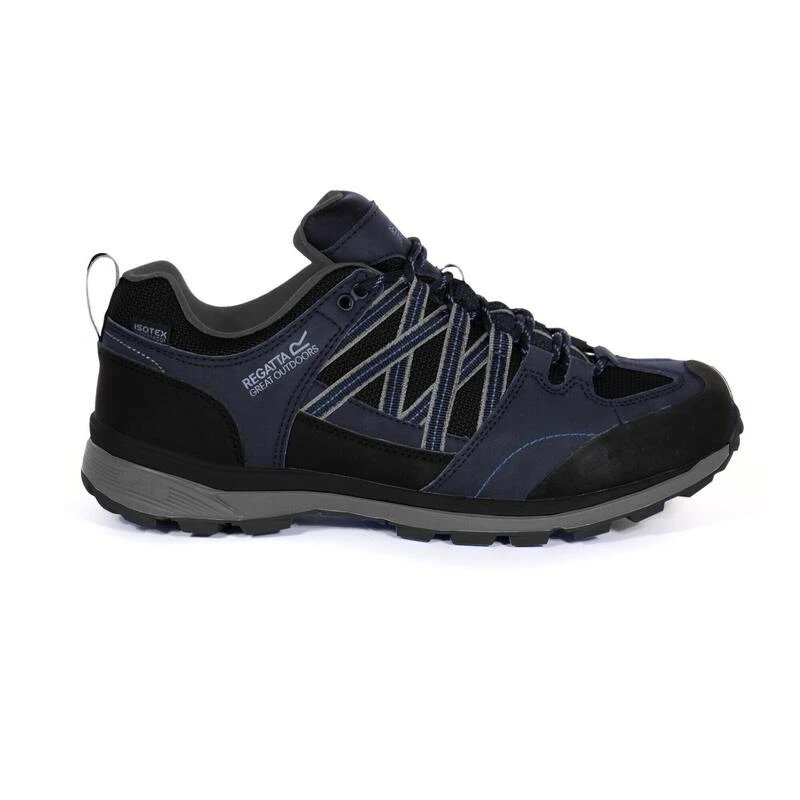 Samaris II Heren Hiking Schoenen - Zwart / donkerblauw Regatta Samaris II Heren Hiking Schoenen - Zwart / Donkerblauw -decathlon winkel samaris ii heren hiking schoenen zwart donkerblauw 2