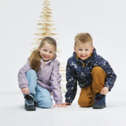 Quechua WARME EN WATERDICHTE WANDELSCHOENEN KINDEREN SH100 KLITTENBAND MAAT 24-34 -decathlon winkel warme en waterdichte wandelschoenen kinderen sh100 klittenband maat 24 34 7