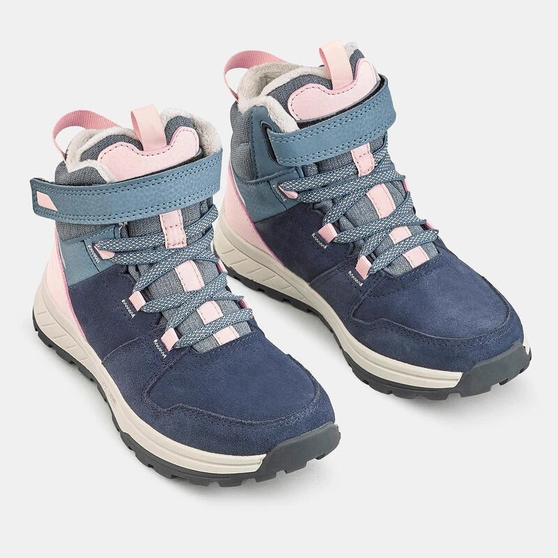 Warme en waterdichte wandelschoenen SH500 leer klittenband kinderen maat 24-34 Quechua Warme En Waterdichte Wandelschoenen SH500 Leer Klittenband Kinderen Maat 24-34 -decathlon winkel warme en waterdichte wandelschoenen sh500 leer klittenband kinderen maat 24 34 2