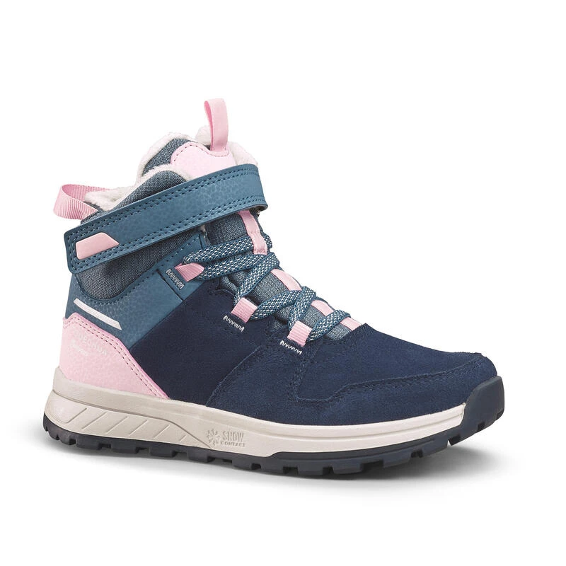 Warme en waterdichte wandelschoenen SH500 leer klittenband kinderen maat 24-34 Quechua Warme En Waterdichte Wandelschoenen SH500 Leer Klittenband Kinderen Maat 24-34 -decathlon winkel warme en waterdichte wandelschoenen sh500 leer klittenband kinderen maat 24 34