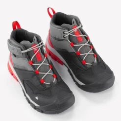 Quechua Waterdichte Halfhoge Wandelschoenen Voor Kinderen Crossrock Grijs 28-34 -decathlon winkel waterdichte halfhoge wandelschoenen voor kinderen crossrock grijs 28 34 3