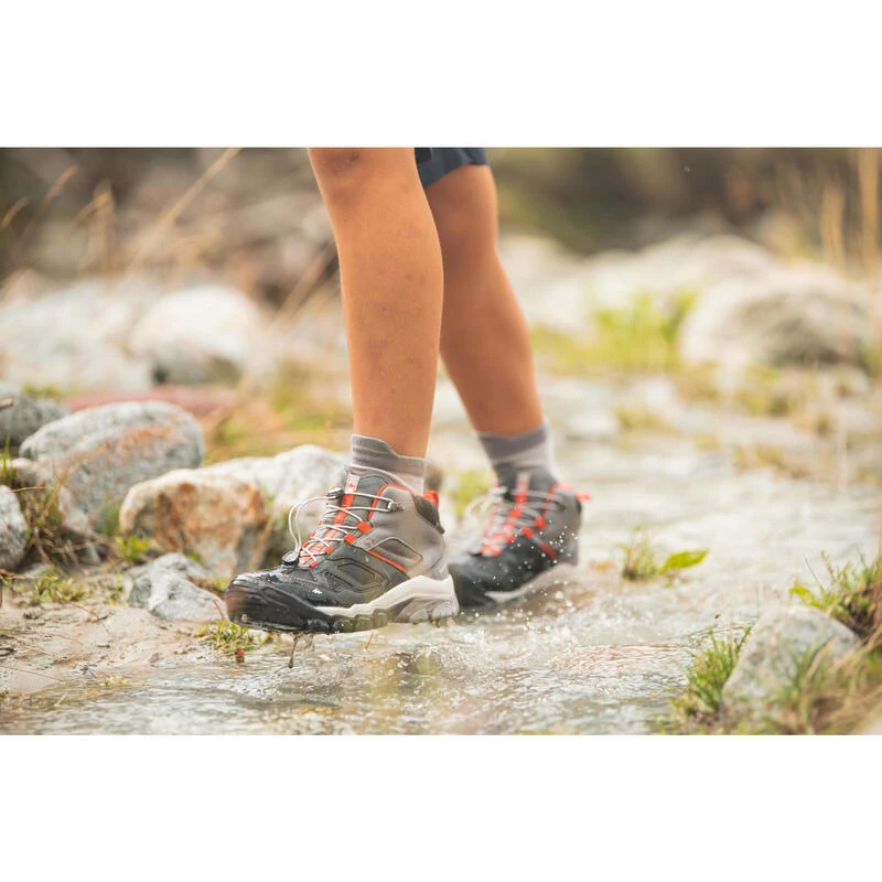 Waterdichte halfhoge wandelschoenen voor kinderen Crossrock veters 35-38 grijs Quechua Waterdichte Halfhoge Wandelschoenen Voor Kinderen Crossrock Veters 35-38 Grijs -decathlon winkel waterdichte halfhoge wandelschoenen voor kinderen crossrock veters 35 38 grijs 7