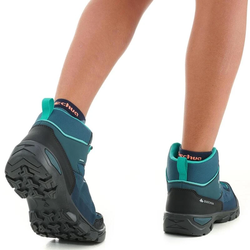 Waterdichte halfhoge wandelschoenen voor kinderen MH120 35 tot 38 turquoise Quechua Waterdichte Halfhoge Wandelschoenen Voor Kinderen MH120 35 Tot 38 Turquoise -decathlon winkel waterdichte halfhoge wandelschoenen voor kinderen mh120 35 tot 38 turquoise 4