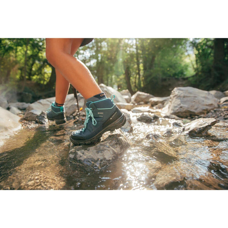 Waterdichte halfhoge wandelschoenen voor kinderen MH120 35 tot 38 turquoise Quechua Waterdichte Halfhoge Wandelschoenen Voor Kinderen MH120 35 Tot 38 Turquoise -decathlon winkel waterdichte halfhoge wandelschoenen voor kinderen mh120 35 tot 38 turquoise 6