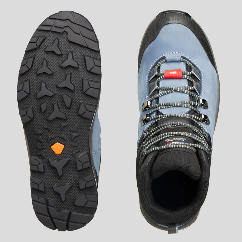 Waterdichte hoge trekkingschoenen voor dames MT100 wide leer crosscontact Waterdichte Hoge Trekkingschoenen Voor Dames MT100 Wide Leer Crosscontact -decathlon winkel waterdichte hoge trekkingschoenen voor dames mt100 wide leer crosscontact 3