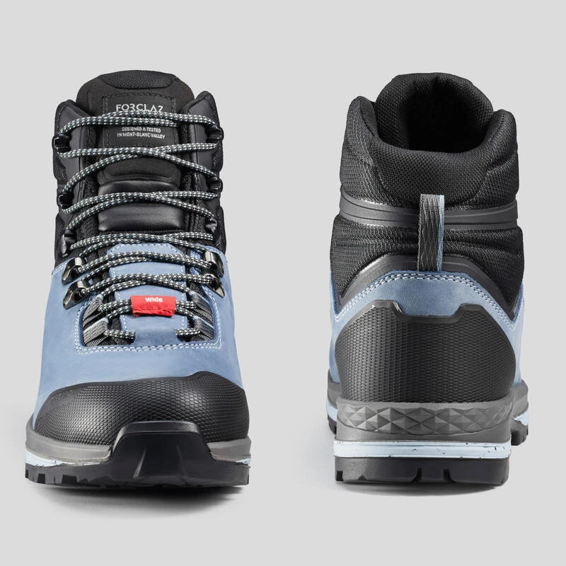 Waterdichte hoge trekkingschoenen voor dames MT100 wide leer crosscontact Waterdichte Hoge Trekkingschoenen Voor Dames MT100 Wide Leer Crosscontact -decathlon winkel waterdichte hoge trekkingschoenen voor dames mt100 wide leer crosscontact 4