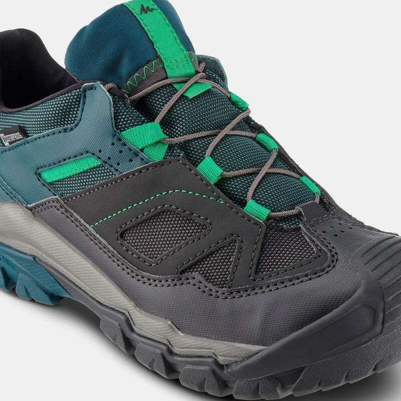 Waterdichte wandelschoenen met veters voor kinderen Crossrock maat 35-38 Quechua Waterdichte Wandelschoenen Met Veters Voor Kinderen Crossrock Maat 35-38 -decathlon winkel waterdichte wandelschoenen met veters voor kinderen crossrock maat 35 38 groen 4