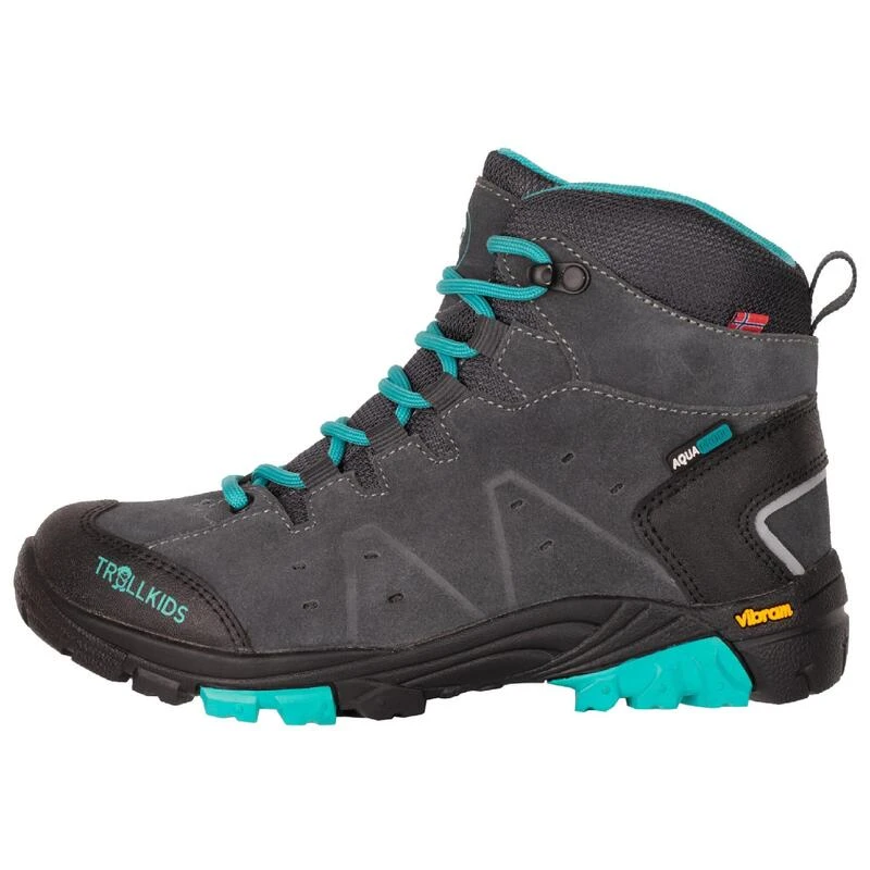 Waterdichte wandelschoenen voor meisjes Trollsteinen Hiker mid grijs blauw TROLLKIDS Waterdichte Wandelschoenen Voor Meisjes Trollsteinen Hiker Mid Grijs Blauw -decathlon winkel waterdichte wandelschoenen voor meisjes trollsteinen hiker mid grijs blauw 1